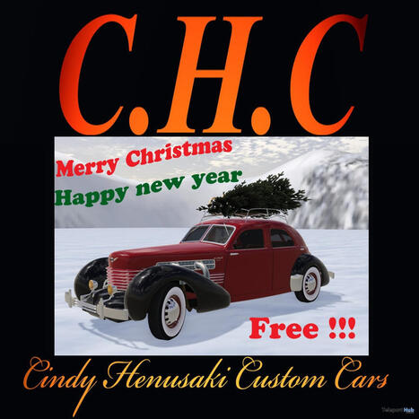 Beverley 812 Car Xmas Edition December 2025 Gift by C.H.C | Teleport Hub - Second Life Freebies | Second Life Freebies | Scoop.it