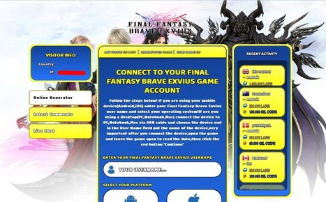 Final Fantasy Brave Exvius Hack Cheats Unlimite