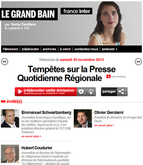 Tempêtes sur la Presse Quotidienne Régionale | DocPresseESJ | Scoop.it