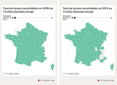 Déploiements FttH en France : comparer facilement les différences d'avancées entre zone publique et zone privée | R&C - Revue de presse | Scoop.it