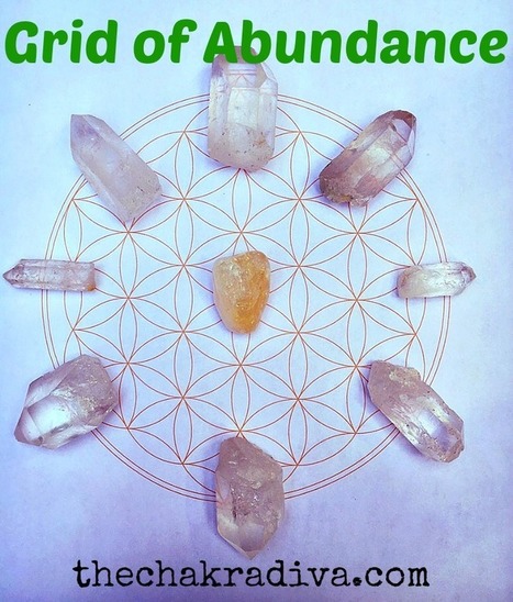 Simple Abundance Crystal Grid | Crystal Grids for Healing | Scoop.it