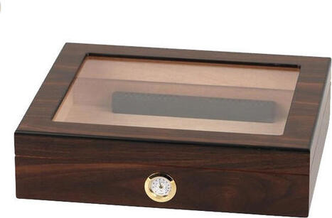 Humidor (Walnuss) mit Glasfenster | elektrische stopfmaschine | Scoop.it
