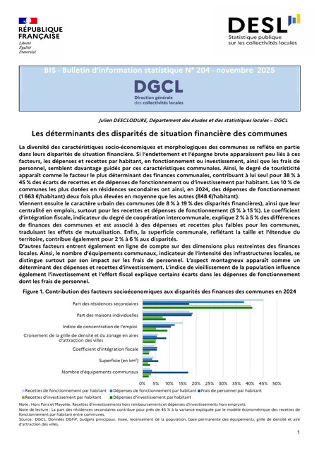 Les déterminants des disparités de situation financière des communes | Veille juridique du CDG13 | Scoop.it