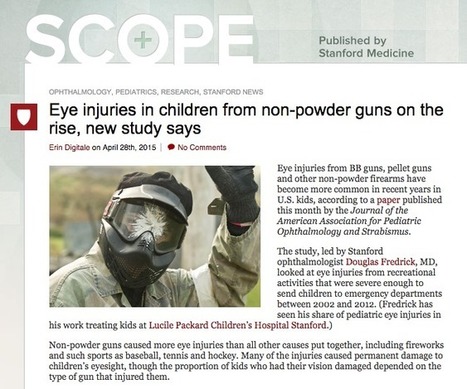 Eye Injury Study says bad things about Airsoft and Kids..but mostly...PARENTS! - Time/WSJ and More | Thumpy's 3D House of Airsoft™ @ Scoop.it | Scoop.it