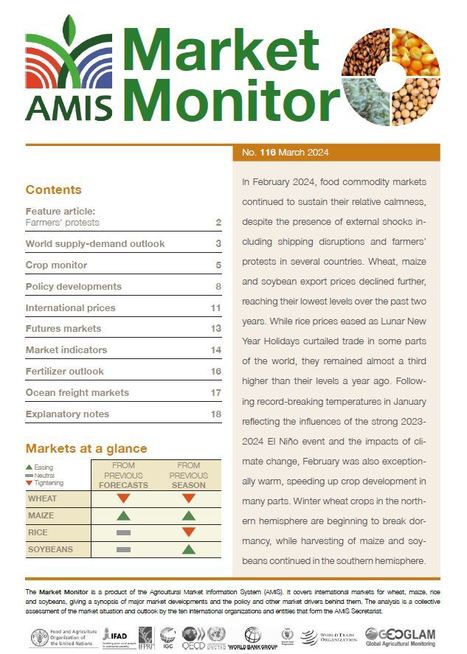 Farmers' protests underscore challenges in agrifood system transformation (Feature Article of the AMIS Market Monitor, No. 116 of March 2024) | MED-Amin network | Scoop.it