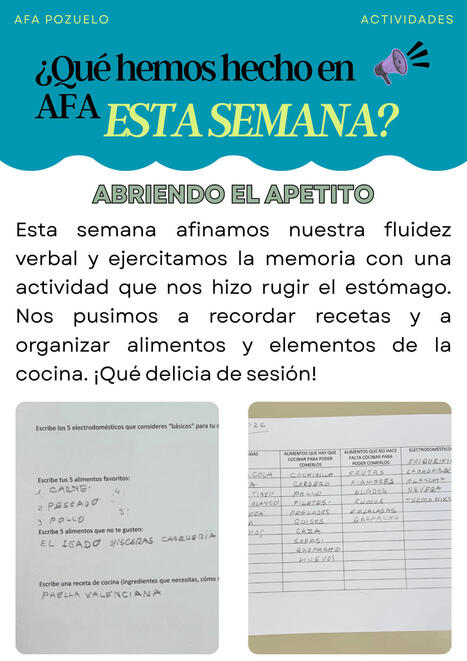 &iquest;Qu&eacute; hemos hecho en AFA esta semana? - Del 20 al 24 de julio | Alzheimer y m&aacute;s (Bolet&iacute;n n&ordm; 95) | Scoop.it