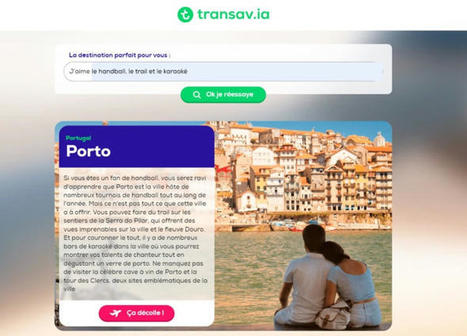 Transav-IA lance un moteur dopé à ChatGPT | (Macro)Tendances Tourisme & Travel | Scoop.it