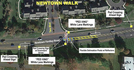 #NewtownPA Public Works Department to Implement Additional Newtown-Yardley Road Pedestrian Safety Measures | Newtown News of Interest | Scoop.it