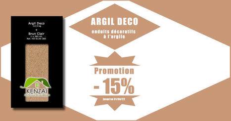 Vente Promotionnelle : - 15% sur les enduits décoratifs à l'argile | Build Green, pour un habitat écologique | Scoop.it