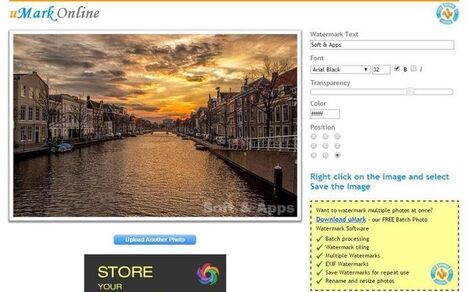 uMark: utilidad web para agregar marcas de agua a tus fotos | TIC & Educación | Scoop.it
