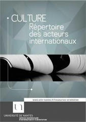 CULTURE : Répertoire des acteurs internationaux | SUIO Nantes Université - Orientation Insertion pro | Scoop.it
