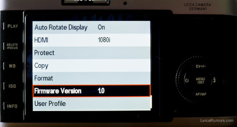 Leica X1 firmware v2.0 is out | Photography Gear News | Scoop.it