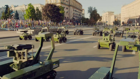 Guerre en Ukraine&nbsp;: Kiev organise le premier d&eacute;fil&eacute; militaire au monde enti&egrave;rement compos&eacute; de drones pour f&ecirc;ter son ind&eacute;pendance | DEFENSE NEWS | Scoop.it