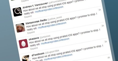 Une application iOS dénonce les pirates sur Twitter... et se trompe ! | Libertés Numériques | Scoop.it