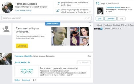 Nuova Timeline per #LinkedIn: no rest, guys! | ALBERTO CORRERA - QUADRI E DIRIGENTI TURISMO IN ITALIA | Scoop.it
