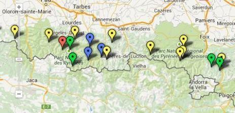 INTERACTIF. Alpes et Pyrénées : où est la neige ? | Vallées d'Aure & Louron - Pyrénées | Scoop.it