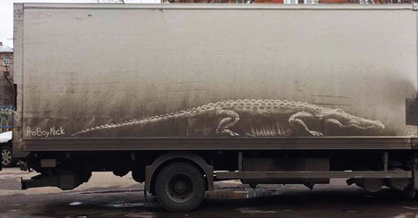 Russian Artist Transform Dirty Cars Into Art With The Most Creative Act Of Vandalism Ever | Human Interest | Scoop.it