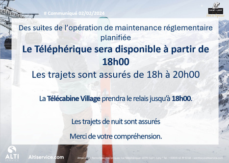 Saint-Lary : indisponibilité du téléphérique du Pic Lumière avant 18h le 2 février | Vallées d'Aure & Louron - Pyrénées | Scoop.it