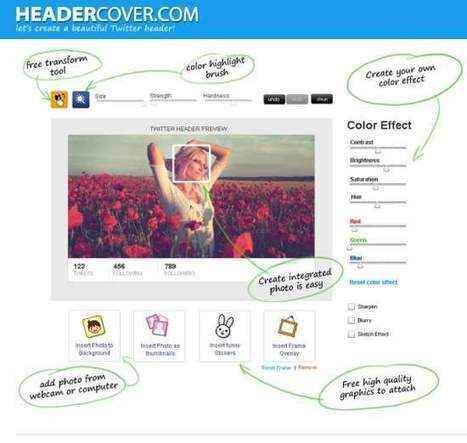 Créer une bannière Twitter en quelques clics de souris, Header Cover | Ressources Community Manager | Scoop.it