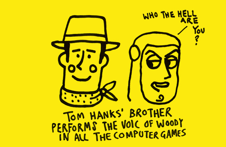 Tom Hanks’ brother performs the voice of Woody in all the computer games - Learn Something Every Day | Digital Delights for Learners | Scoop.it