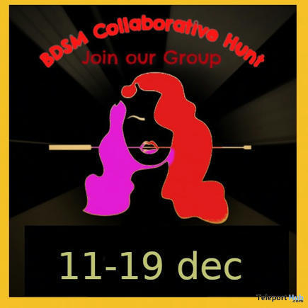 The Giant BDSM Collaborative Hunt December 2021 | Teleport Hub - Second Life Hunts | Second Life Freebies | Scoop.it