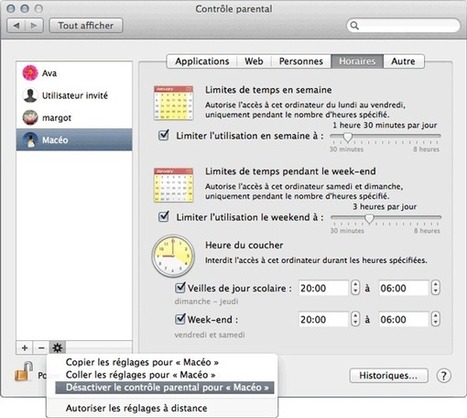 Guide du contrôle parental pour les utilisateurs de Mac | Time to Learn | Scoop.it