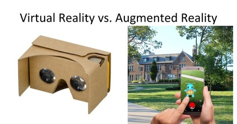 What is Augmented Reality and Virtual Reality? - by @rmbyrne | iGeneration - 21st Century Education (Pedagogy & Digital Innovation) | Scoop.it