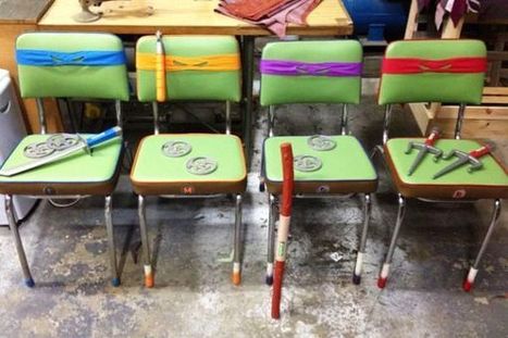 Teenage Mutant Ninja Chairs [Pic] | All Geeks | Scoop.it
