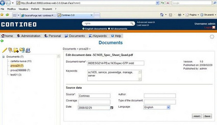 Logiciel professionnel gratuit Contineo 3.0 Fr 2014 Licence gratuite Gestion de documents (GED) Collaboratif basé sur le Web | Logiciel Gratuit Licence Gratuite | Scoop.it