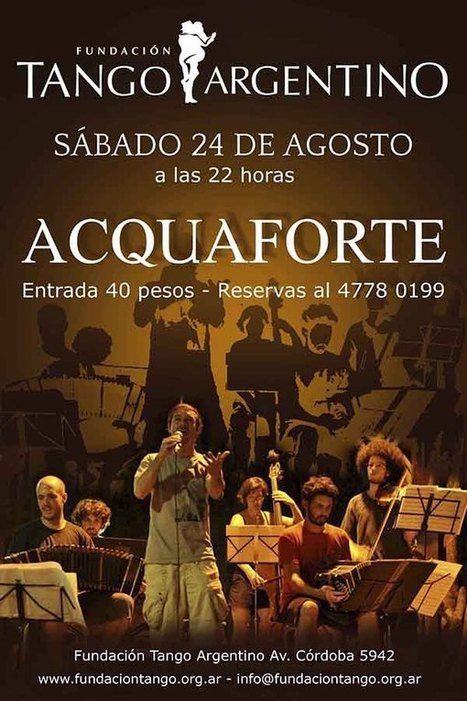 Buenos Aires: Orquesta Acquaforte | Mundo Tanguero | Scoop.it