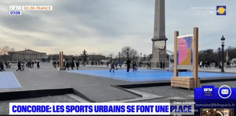 Concorde Park : un parc sportif urbain place de la concorde ouvert au public pendant 2 mois | 5 - Equipements et lieux de pratique | Scoop.it
