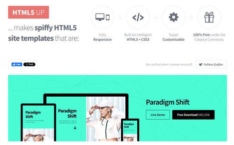 HTML5 UP: plantillas web gratis que se ven como si las hubieras pagado&nbsp; | El Mundo del Dise&ntilde;o Gr&aacute;fico | Scoop.it