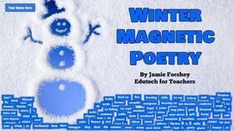 Winter Magnetic Poetry with Google Slides | Daring Apps, QR Codes, Gadgets, Tools, & Displays | Scoop.it