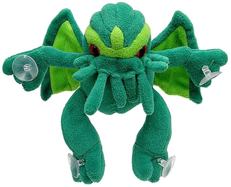 Cthulhu Suction Cup Plush: Way Cuter than Garfield | All Geeks | Scoop.it
