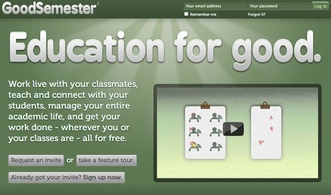 GoodSemester β - a Learning Management System | Digital Delights for Learners | Scoop.it