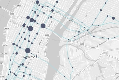 Visualizing the New York Subway System's 'Data Exhaust' | URBANmedias | Scoop.it