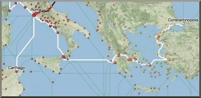 ORBIS: Mapas interactivos del imperio romano | Bibliotecas, bibliotecarios y otros bichos | Scoop.it