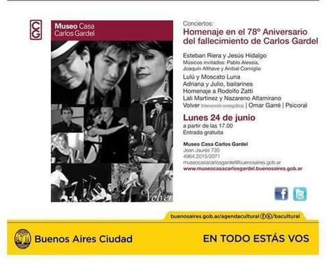 Homenaje a Gardel en su casa | Mundo Tanguero | Scoop.it
