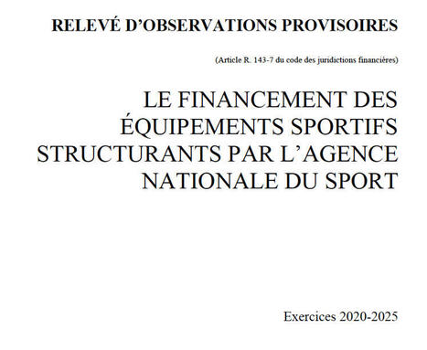 ANS : une politique de soutien aux &eacute;quipements structurants peu lisible et mal objectiv&eacute;e, selon la Cour des comptes | Strat&eacute;gie de territoires et offices de tourisme | Scoop.it