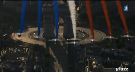 L'Arc de Triomphe avec La Patrouille France | Le Tour | Scoop.it