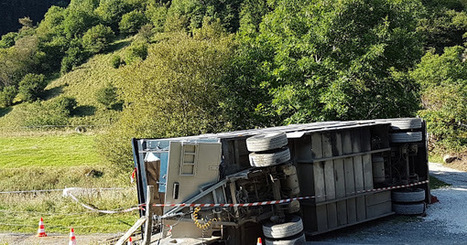 Accident de bétaillère à Aulon  | Vallées d'Aure & Louron - Pyrénées | Scoop.it