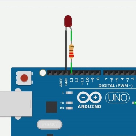 Blink an LED With Arduino in Tinkercad: 6 Steps (with Pictures) | tecno4 | Scoop.it