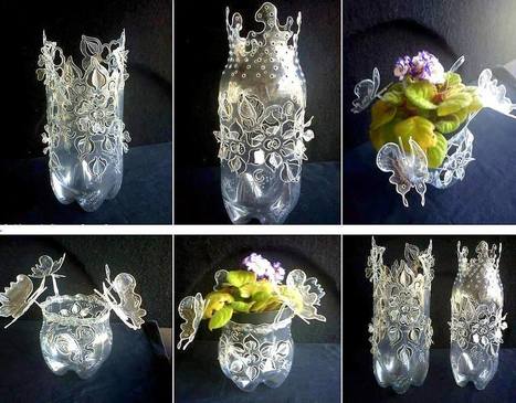 Riciclo artistico delle bottiglie di plastica | Fai da te hobby | Scoop.it