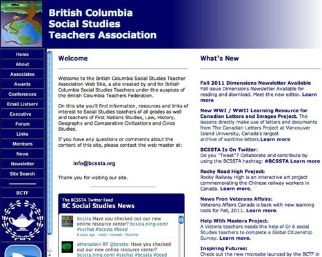 British Columbia Social Studies Teachers Association | Digital Delights | Scoop.it
