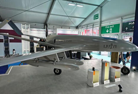 Farnborough 2026: Ukrainian defence industry unveils Liutyi equipped with four missiles | DEFENSE NEWS | Scoop.it