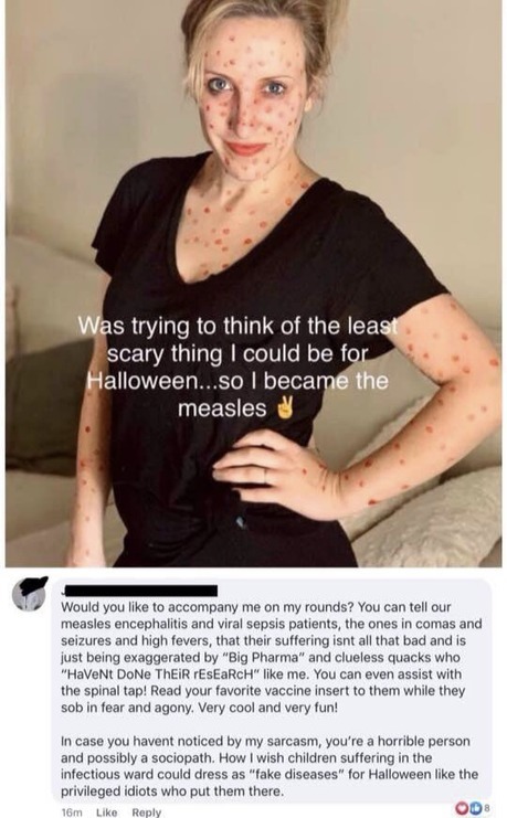 Excellent reply by the doctor to this antivaxx piece of shit. : insanepeoplefacebook | Hésitations Vaccinales: Observatoire HESIVAXs | Scoop.it