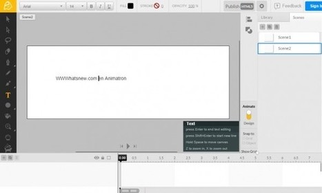 animatron, para crear animaciones en HTML5 sin saber programar | Programación Web desde cero | Scoop.it