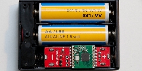 Arduino auf die Größe einer AA-Batterie geschrumpft | #Maker #MakerED #MakerSpace  | 21st Century Learning and Teaching | Scoop.it