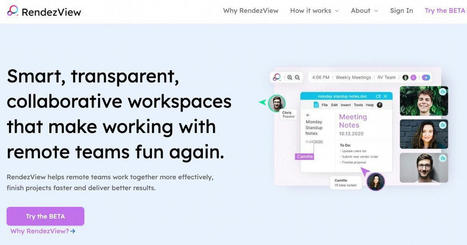 RendezView. Un tableau de bord collaboratif pour les équipes distantes | Les outils du Web 2.0 | Scoop.it